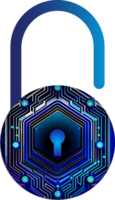 Modern Technology Cybersecurity Icon Crop-out png