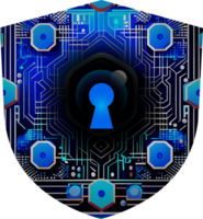 Modern Technology Cybersecurity Icon Crop-out png