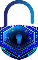 Modern Technology Cybersecurity Icon Crop-out png