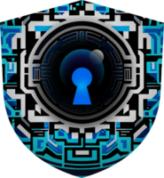 Modern Technology Cybersecurity Icon Crop-out png