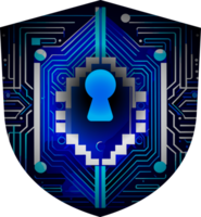 Modern Technology Cybersecurity Icon Crop-out png