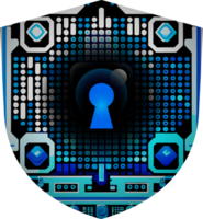 Modern Technology Cybersecurity Icon Crop-out png