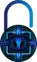 Modern Technology Cybersecurity Icon Crop-out png