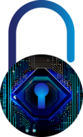 Modern Technology Cybersecurity Icon Crop-out png