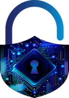 Modern Technology Cybersecurity Icon Crop-out png