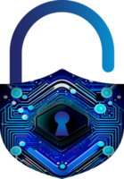 Modern Technology Cybersecurity Icon Crop-out png