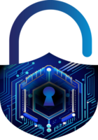 Modern Technology Cybersecurity Icon Crop-out png