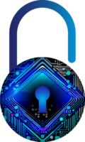 Modern Technology Cybersecurity Icon Crop-out png