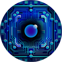 moderno tecnologia cíber segurança ícone recortar png
