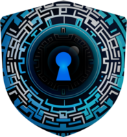 Modern Technology Cybersecurity Icon Crop-out png