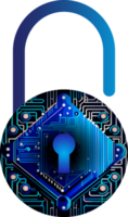 Modern Technology Cybersecurity Icon Crop-out png