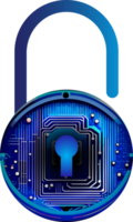 Modern Technology Cybersecurity Icon Crop-out png