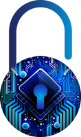 Modern Technology Cybersecurity Icon Crop-out png