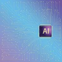 Ai image vector, Abstract background vector