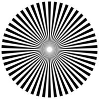 Sunburst starburst Rays, radial beams circle design element. Vector illustration