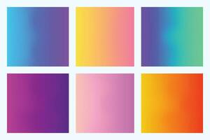 Bundle Abstract colorful vector gradient background, illustration with Smooth gradient blur design for banner, ads, web, and presentation templates