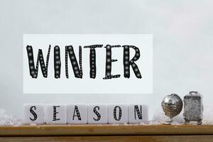 invierno temporada - temporada de el año foto