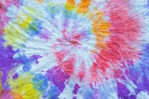 a tie dye fabric with a colorful swirl photo