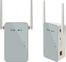 Dual Band Wi Fi Range Extender vector image wireless extender vector illustration