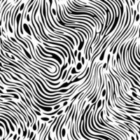 Monochrome doodle abstract seamless background with stroke line. vector