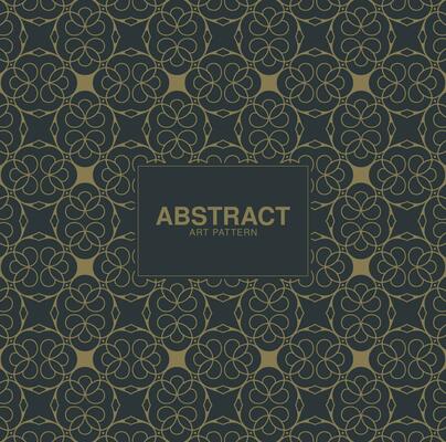 flat ornament line pattern design