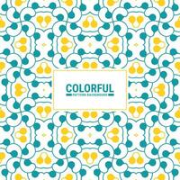 Colorful abstract geometric pattern design vector