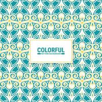 Colorful abstract geometric pattern design vector