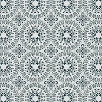Flat mandala seamless pattern template vector