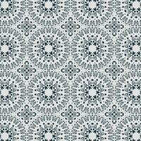 Flat mandala seamless pattern template vector