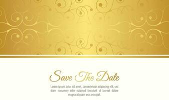 luxury White invitation background style ornamental pattern vector