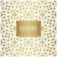 Luxury ornament pattern design background vector