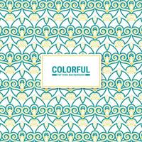 Colorful abstract geometric pattern design vector