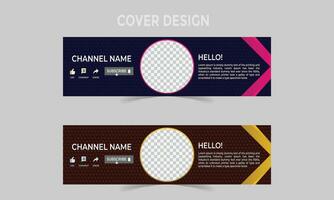 Business social cover and web banner template vector