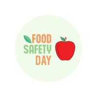 Food Safety Day vector