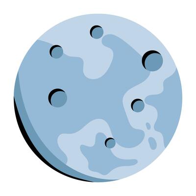 Trendy Whole Moon