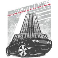 Vector hand drawn illustration vantage design for t shirt and any commercial use photo