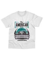 Vintage illustration deign for t shirt. t shirt design for your business, pod business, western cowboy, rodeo, vintage car, logo png