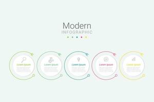 plano vector cronograma infografía modelo con 5 5 nivel o pasos o opciones en blanco antecedentes.