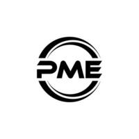 PME Logo Design, Inspiration for a Unique Identity. Modern Elegance and Creative Design. Watermark Your Success with the Striking this Logo. vector