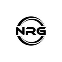 NRG Logo Design, Inspiration for a Unique Identity. Modern Elegance and Creative Design. Watermark Your Success with the Striking this Logo. vector