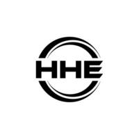 HHE Logo Design, Inspiration for a Unique Identity. Modern Elegance and Creative Design. Watermark Your Success with the Striking this Logo. vector