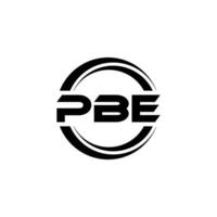 pbe logo diseño, inspiración para un único identidad. moderno elegancia y creativo diseño. filigrana tu éxito con el sorprendentes esta logo. vector