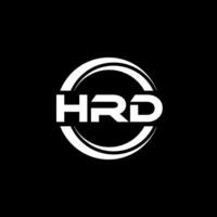 hrd logo diseño, inspiración para un único identidad. moderno elegancia y creativo diseño. filigrana tu éxito con el sorprendentes esta logo. vector