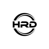 hrd logo diseño, inspiración para un único identidad. moderno elegancia y creativo diseño. filigrana tu éxito con el sorprendentes esta logo. vector