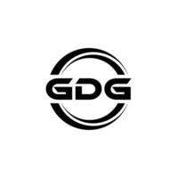 GDG Logo Design, Inspiration for a Unique Identity. Modern Elegance and Creative Design. Watermark Your Success with the Striking this Logo. vector