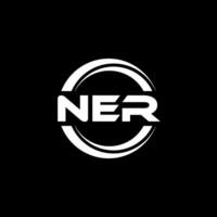 NER Logo Design, Inspiration for a Unique Identity. Modern Elegance and Creative Design. Watermark Your Success with the Striking this Logo. vector