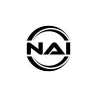 NAI Logo Design, Inspiration for a Unique Identity. Modern Elegance and Creative Design. Watermark Your Success with the Striking this Logo. vector