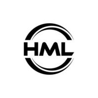 HML Logo Design, Inspiration for a Unique Identity. Modern Elegance and Creative Design. Watermark Your Success with the Striking this Logo. vector