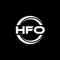 HFO Logo Design, Inspiration for a Unique Identity. Modern Elegance and Creative Design. Watermark Your Success with the Striking this Logo. vector