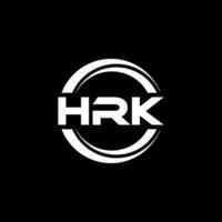HRK Logo Design, Inspiration for a Unique Identity. Modern Elegance and Creative Design. Watermark Your Success with the Striking this Logo. vector